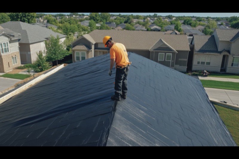 Self-adhering modified bitumen roofing membrane